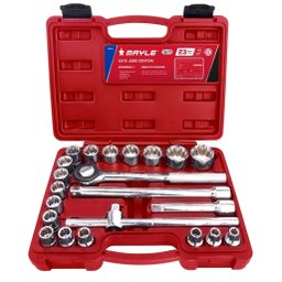 Jogo de Soquete Estriado 1/2" com 23 Peças 8-32mm Mayle Apex - 1