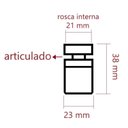 Ver imagem 2 de Arejador Articulado em Metal Fêmea Preto Tabuque - 7160tbq