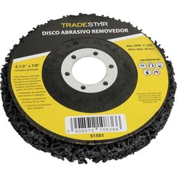Disco Abrasivo Removedor 4.1/2 X 7/8 P/ Limpeza Tradestar - 3