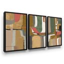 Ver imagem 1 de Quadro Decorativo Sala Textura Gesso Moldura