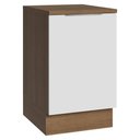 Ver imagem 1 de Balcão de Cozinha 50cm 1 Porta Rustic/branco Stella Madesa