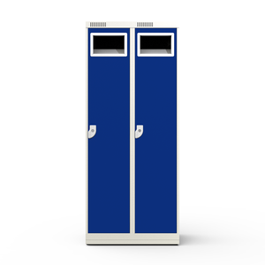 Armário de Aço Coletor Duplo - Nk 2401 Nilko Armários Rosa Flox Puxador