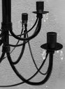 Ver imagem 4 de Lustre Pendente Com Cristais Artesanal 2 Andares Preto para Sala