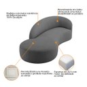 Ver imagem 4 de Divã Recamier Orgânico França 180cm Lado Esquerdo Linho