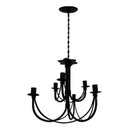 Ver imagem 4 de Lustre De Dois Andares Preto Artesanal Simples Iluminação de Apartamento