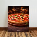 Ver imagem 3 de Kit 3 Quadro Decorativo Pizzaria Restaurante Cozinha Luxo Qualidade Premium 40x28cm