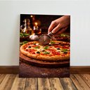Ver imagem 5 de Kit 3 Quadro Decorativo Pizzaria Restaurante Cozinha Luxo Qualidade Premium 40x28cm