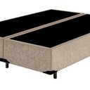 Ver imagem 3 de Base Box Casal Bipartido Suede Bege 40x138x188