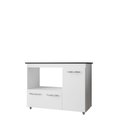 Ver imagem 2 de Balcão Cooktop Ana 5 Bocas 114m com Nicho para Forno e 3 Portas - Branco Móblis
