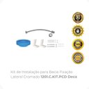 Ver imagem 3 de Kit de Instalação para Bacia Fixação Lateral Cromado 1201.c.kit.pcd Deca