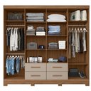 Ver imagem 3 de Guarda Roupa Casal San Lorenzo 8 Pts 4 Gvt com Espelho Moval