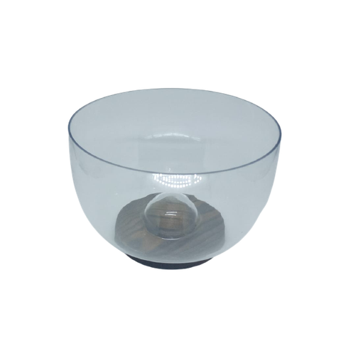 Pote de Vidro com Base Mdf 23 Cm Home Desing