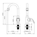 Ver imagem 2 de Torneira Lorenzetti 1195 F56 Linha Pratti de Bancada com Bica Alta Cromada