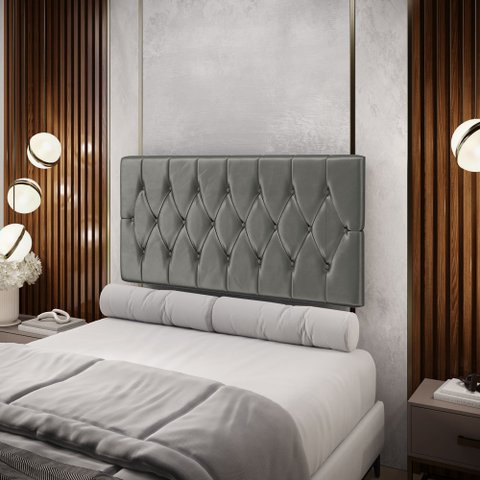 Painel Centaurus 140 / N-023 Veludo Cinza Claro