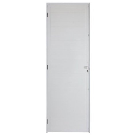 Porta Lambril de Alumínio Branco CMC Classic - Lado Esquerdo - 2.10 (A) x 0.90 (L)