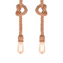 Ver imagem 5 de Lustre Pendente Corda para 1 Lâmpada E27 Bivolt