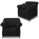 Ver imagem 2 de Kit 2 Poltronas Decorativas Retro Polo Suede 1105 Ezz 1105