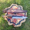 Faca Full Tang Bushcraft Artesanal Caça Pesca 10' Aço Inox Cabo Madeira Bainha de Couro Zanline - 6