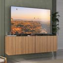 Ver imagem 2 de Rack para Tv até 50 Polegadas com 4 Portas Suspenso Multimóveis Mp1070 Rustic