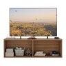 Rack para Tv até 50 Polegadas com 4 Portas Suspenso Multimóveis Mp1070 Rustic - 4