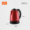 Ver imagem 6 de Chaleira Elétrica Mondial Pratic 2l Vermelho/inox 1200w 127v - Ce-06-r