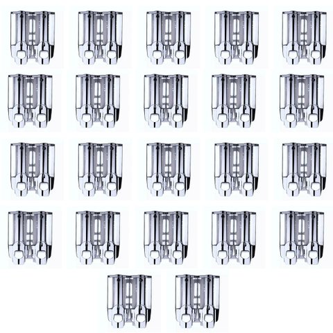 Dispenser Duplo Kit 22 Unidades Alcool Gel Sabonete Liquido Shampoo Banheiro Shopping Hotel Restaura