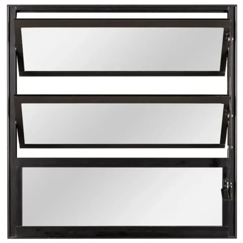 Janela de Aluminio Basculante 1° Seção 0,80 x 0,80cm