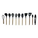 Ver imagem 7 de Kit Utensílios Cozinha 12 Peças com Suporte em Cilindro e Silicone Resistente 230c