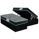 Ver imagem 1 de Cama Box Baú Solteiro: Colchão Espuma Probel D33 ProDormir Advanced Mega Resistente + Base CRC Suede