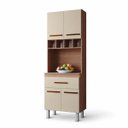Ver imagem 2 de Paneleiro Cozinha Torre Quente Armário 60cm Savana/Off White