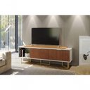 Ver imagem 5 de Rack para TV Rack Vértice para TV Off White 183cm MDP com Porta Basculante Casah