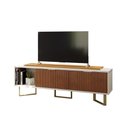 Ver imagem 3 de Rack para TV Rack Vértice para TV Off White 183cm MDP com Porta Basculante Casah