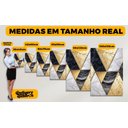 Ver imagem 7 de Conjunto 3 Quadros Decorativos por do Sol Tons Terrosos com Moldura em Tecido Canvas P Sala Quarto