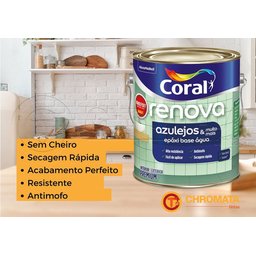 Coral Wandepoxy Epóxi Acetinado Base D'água 3,6l Branco - 5