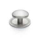 Ver imagem 4 de Puxador Ponto Beetle com Base Granada Cromo Escovado Zen Design ZP5402.2