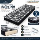 Ver imagem 4 de Colchão de Espuma Solteiro Safira D20 88x188 Dupla Face para Cama Beliche e Box:Estampado