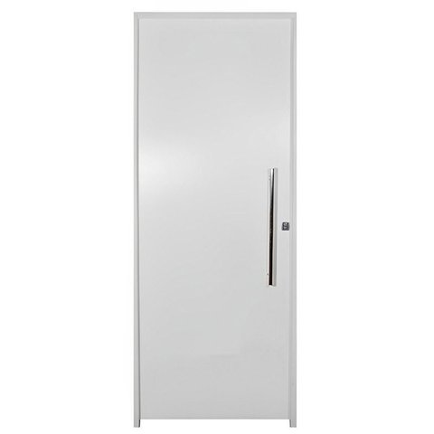 Porta de Madeira Semi-oca Primer Lisa Bat.11 Cm Eco Fech Rol e Pux 2.10(a)x0.62(l)-lado Esquerdo