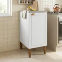 Ver imagem 1 de Balcão para Cozinha 40cm com 1 Porta Americana Branco Nobre