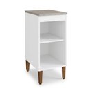 Ver imagem 4 de Balcão para Cozinha 40cm com 1 Porta Americana Branco Nobre