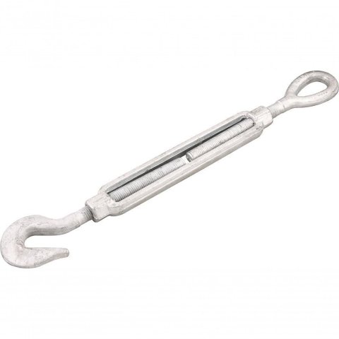 Esticador para Cabo de Aço 5/16 Gancho X Olhal Pesado Galva