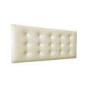 Ver imagem 1 de Cabeceira de Cama Estofada Botonê Viena Essencial Corino Rbl:solteiro Painel/bege