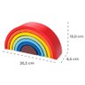 Arco-íris - Brinquedo Educativo Lume, de Madeira, Waldorf, com 7 Arcos Coloridos - 7