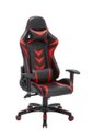 Ver imagem 2 de Cadeira Gamer Pelegrin em Couro Pu Reclinável Pel-3003 Preta e Vermelha