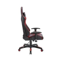 Cadeira Gamer Pelegrin em Couro Pu Reclinável Pel-3003 Preta e Vermelha - 4