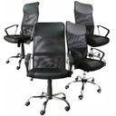 Ver imagem 2 de Kit  4 Cadeiras Presidente em Tela Mesh Pel-8009 Preta