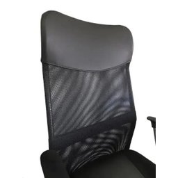 Kit  4 Cadeiras Presidente em Tela Mesh Pel-8009 Preta - 7