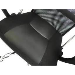 Kit  4 Cadeiras Presidente em Tela Mesh Pel-8009 Preta - 8