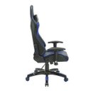 Ver imagem 4 de Cadeira Gamer Pelegrin em Couro Pu Reclinável Pel-3003 Preta e Azul