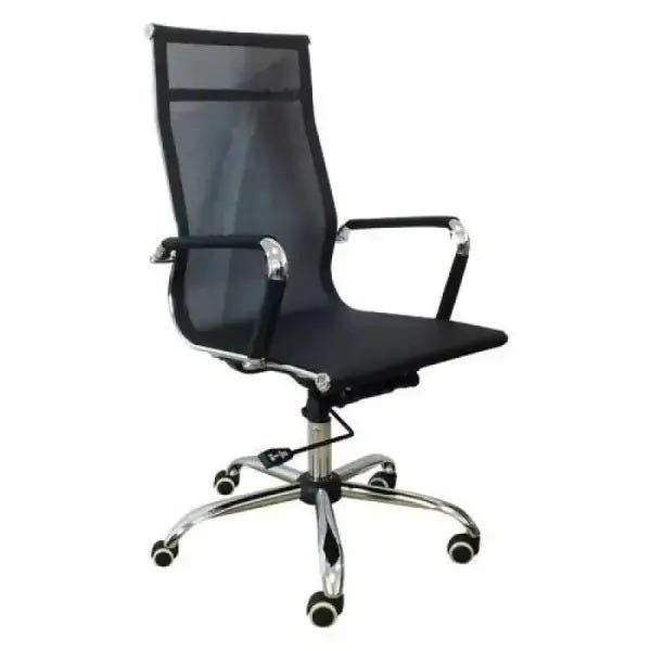 Cadeira Presidente em Tela Mesh Pel-7010H Preta Design Charles Eames - 1