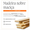 Ver imagem 4 de Estante Industrial 4 Prateleiras Ferro e Madeira Rústica para Livros e Decoração Sala e Escritório